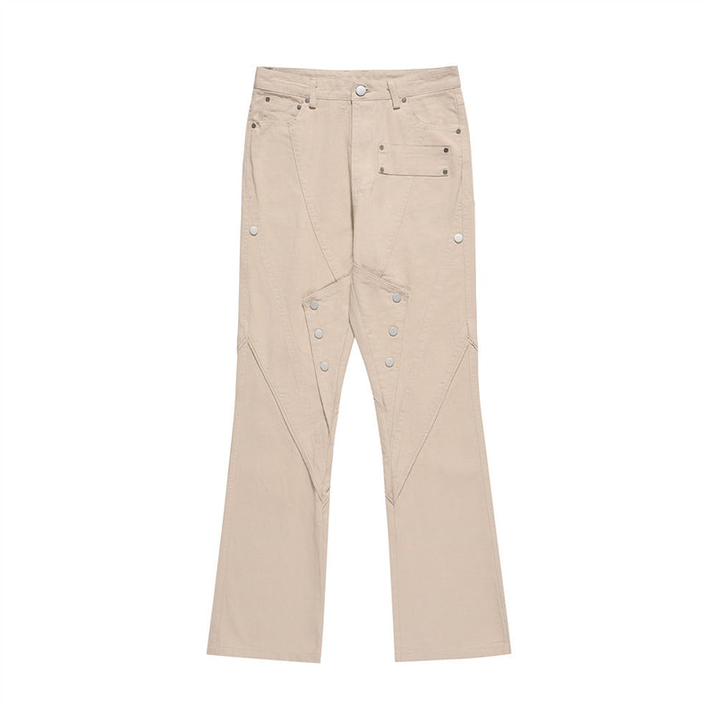 Men Jeans Brewed Casual Loose Personality Design