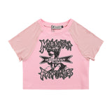 Men T-Shirt Summer Retro Patchwork Top