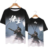 Hot Sale Role Playing Games Black Myth Wukong 3D Print T-Shirt