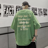 Men T Shirt Distressed Pure Cotton Heavy Retro