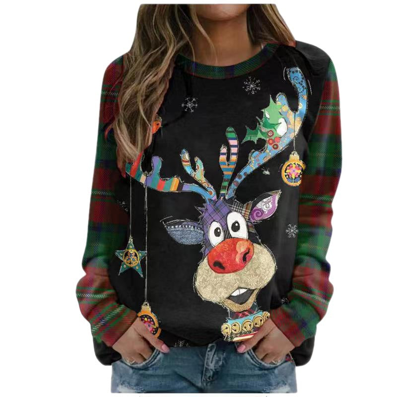 Black Christmas Sweater Fall/Winter Women's Sweater