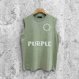 Purple Brand Tank T Shirts Sleeveless T-shirt Vest