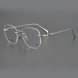CHH Chrome Hearts Glasses Ultra-light pure titanium high-end rimless glasses frame