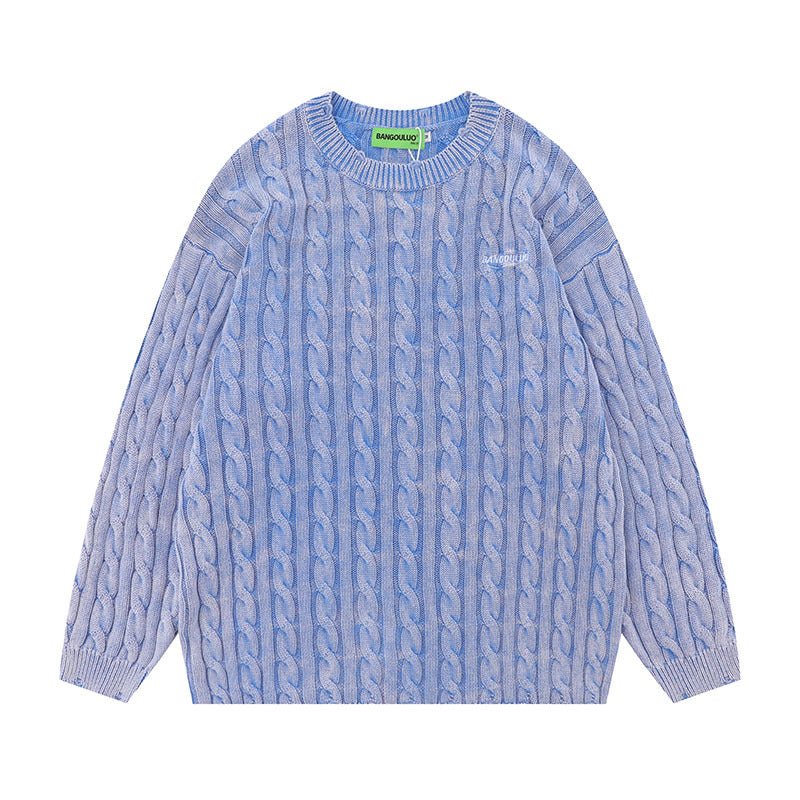 Women Sweater Hip Hop Knitted Sweater for Men