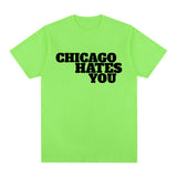 Chicago Hates You Shirt Rapper Chief Keef Chicago Hates You Same Style T-shirt Men F
