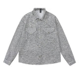 Men Long Sleeve T Shirt Shirt Coat Men's Spring and Autumn Loose Leisure All-Matching Long Sleeve Shirt