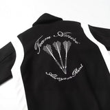 Amiri Jacket AMI Embroidered Casual Long Sleeve Baseball Uniform for Men and Women