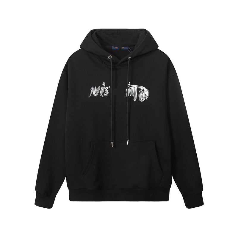 Autumn logo hooded print men's