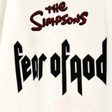 Fog Essentials T Shirts Spring and Summer FOG Joint Series Cartoon Pattern Crew Neck Short Sleeves