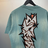 Hellstar T Shirt Vintage Old Loose Casual Short Sleeve T-Shirt
