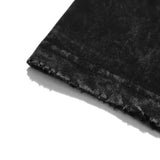 Men Women Washed T Shirt Black Japanese Anime Print T Shirt