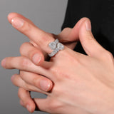 Rings Diamond Love Hip Hop Ring ins St. Valentine's