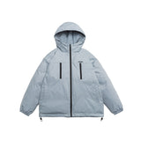 Unisex Coat Hooded Cotton-Padded Versatile Loose and Warm Couple