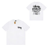 Stuss Women's Short-sleeved T-shirt Heavy Cotton