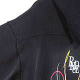 Rhude Hoodie Letter Design Washed Retro Hooded Sweater