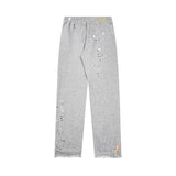 Gallery Dept Sweatpants Hand-painted ink-splashing contrasting casual trousers