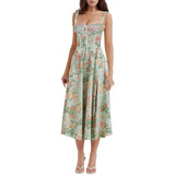 Women Dress Hot Girl Summer Floral French Style