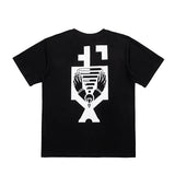 C.e t shirts creative clothes pattern round neck pullover short sleeve men and women