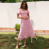 Women Dress Hot Girl Floral Dress