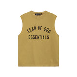 Fog Essentials tank summer FOG letter round neck pullover vest