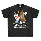 Unisex T Shirt Long Sleeve T-Shirt Loose Cotton