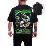 Men T-Shirt Summer Japanese Anime Manga Monkey