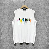 Purple Brand Tank T Shirts Sleeveless T-shirt Vest