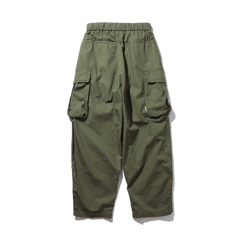 Cargo Pants Retro Large Pocket Loose Casual