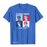 Inspired by Queen's Platinum Jubilee 2022 Elizabeth 70 Years T-shirt Short Sleeve T-shirt