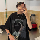 Men T Shirt Loose All-Match Summer