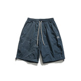 Unisex Shorts Retro Workwear Shorts Embroidered Loose