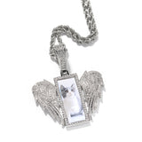 Jewelry Creative Ins Wind Rectangle Wings Animal Spectrum St. Valentine's