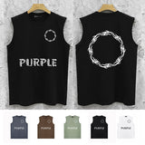 Purple Brand Tank T Shirts Sleeveless T-shirt Vest