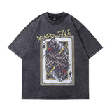 Men T-Shirt Vintage Spider Print