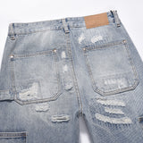 Men Jeans Ripped Loose