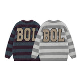 Women Sweater Vintage Jacquard Knitted Top