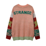 Women Sweater Star Soft Knitted Sweater Vintage