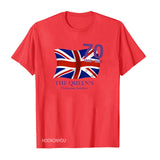 Inspired by Queen's Platinum Jubilee 2022 Elizabeth 70 Years T-shirt Logo Printed Short Sleeve T-shirt