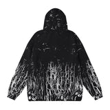 Amiri Hoodie AMI Ripped logo print hooded sweater