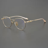 CHH Chrome Hearts Glasses Vintage Pure Titanium Ultra Light Polygon Frame