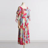 Bohemian Dress Sling Belt Dress