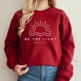 Be The Light Sweatshirt Amazing Grace Shirt Believe Shirt