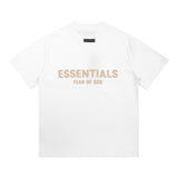 Fog Essentials T Shirts Spring Summer FOG Letter Crew Neck Short Sleeves