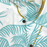 GUILTYPARTIES TIGER Shirts 19ss Coconut Tree, Palm Tree Short Sleeve Shirt