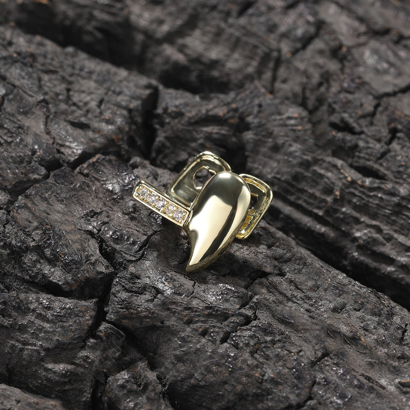 Grillz hiphop Fangs Gold Braces Diamond Accessories Braces Spectrum