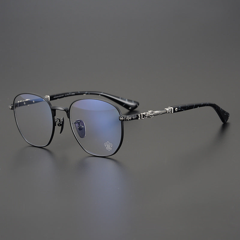 CHH Chrome Hearts Glasses Versatile Engraved Myopia Glasses Frame