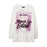 Women Sweater Idle Style Loose Knit Sweater Sweater
