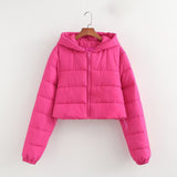 Women Cotton Coat Simple down Jacket