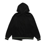 Men Fleece Lined Hoodie Zipper Cardigan Sweater Coat Men's Loose Five-Pointed Star Embroidered Hoodie