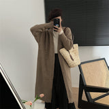 Women Knitted Cardigan Loose Temperament Cardigan Sweater